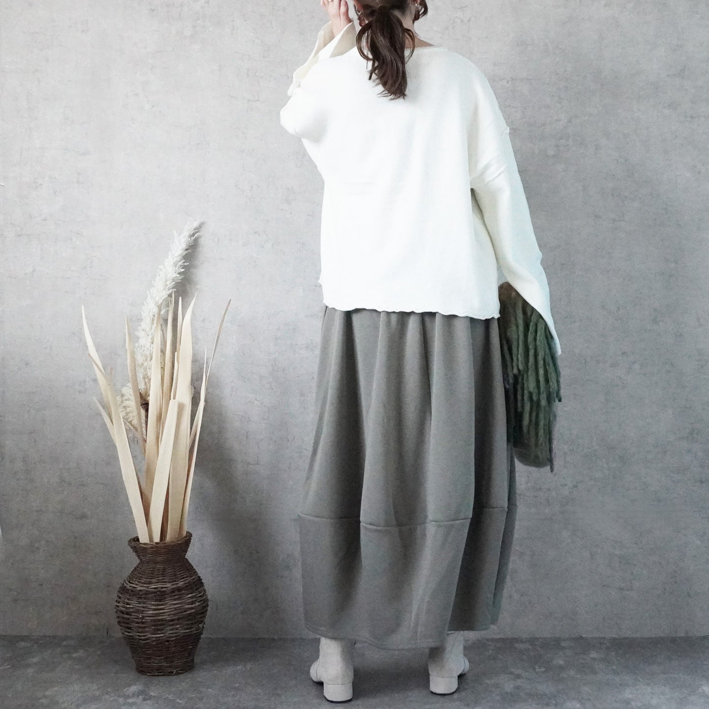 裏シャギーバルーンスカート