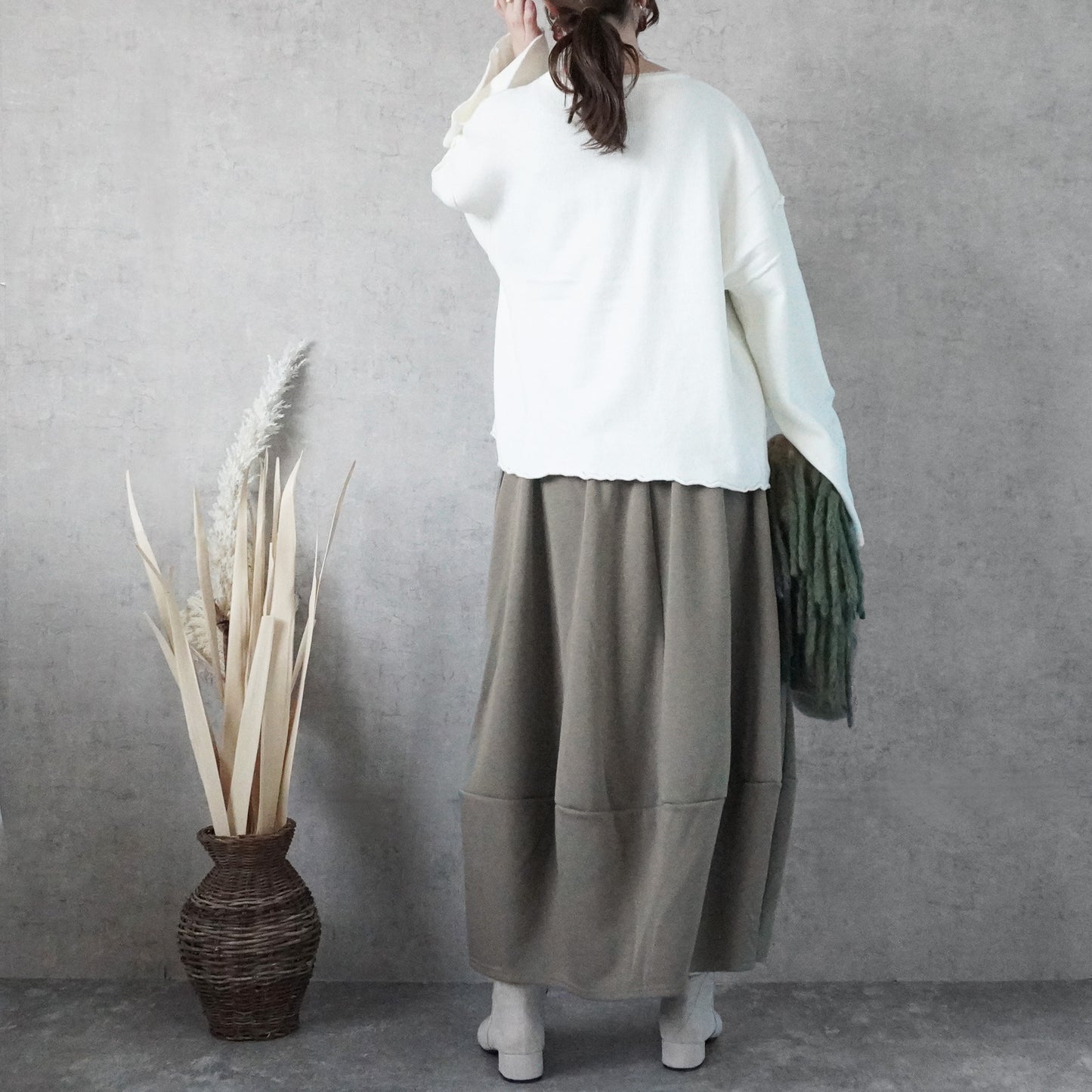 裏シャギーバルーンスカート