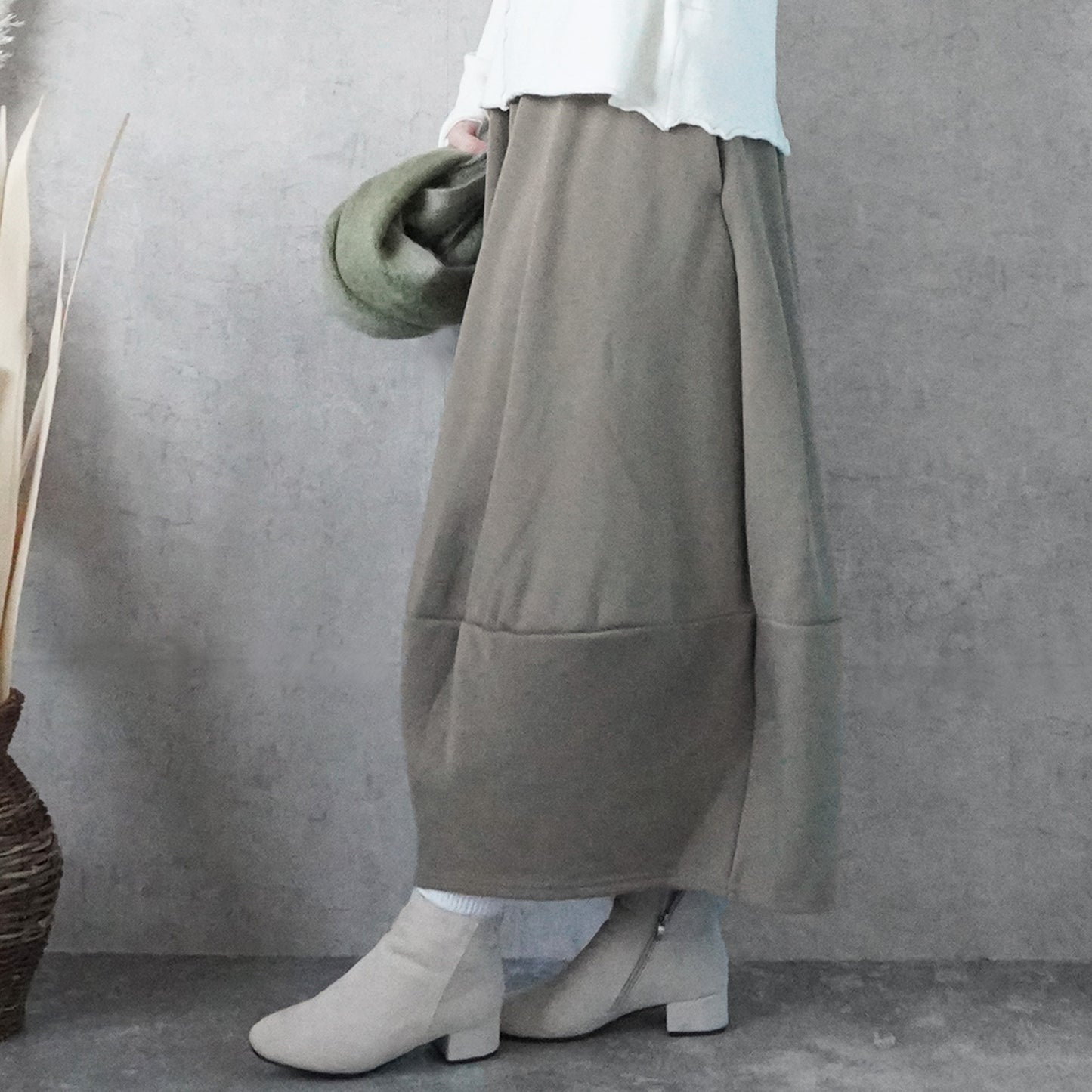 裏シャギーバルーンスカート