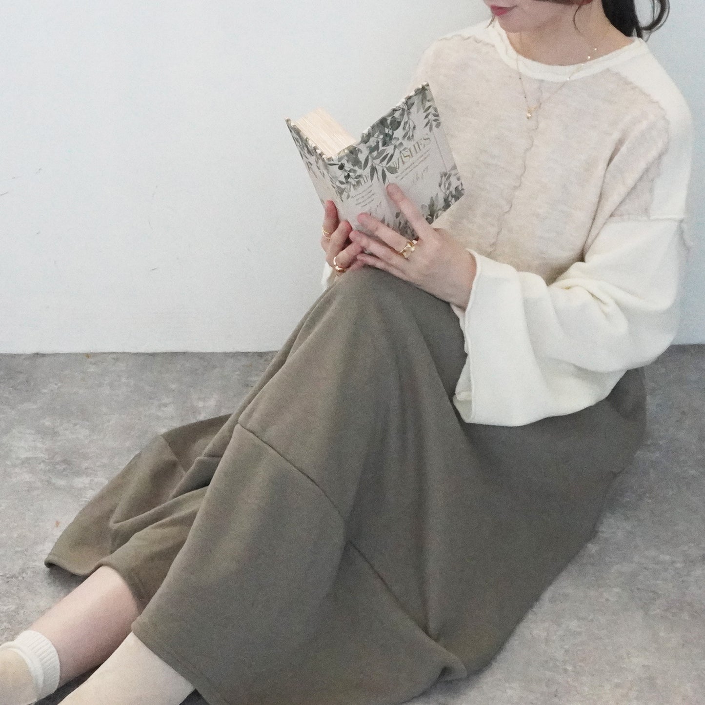 裏シャギーバルーンスカート