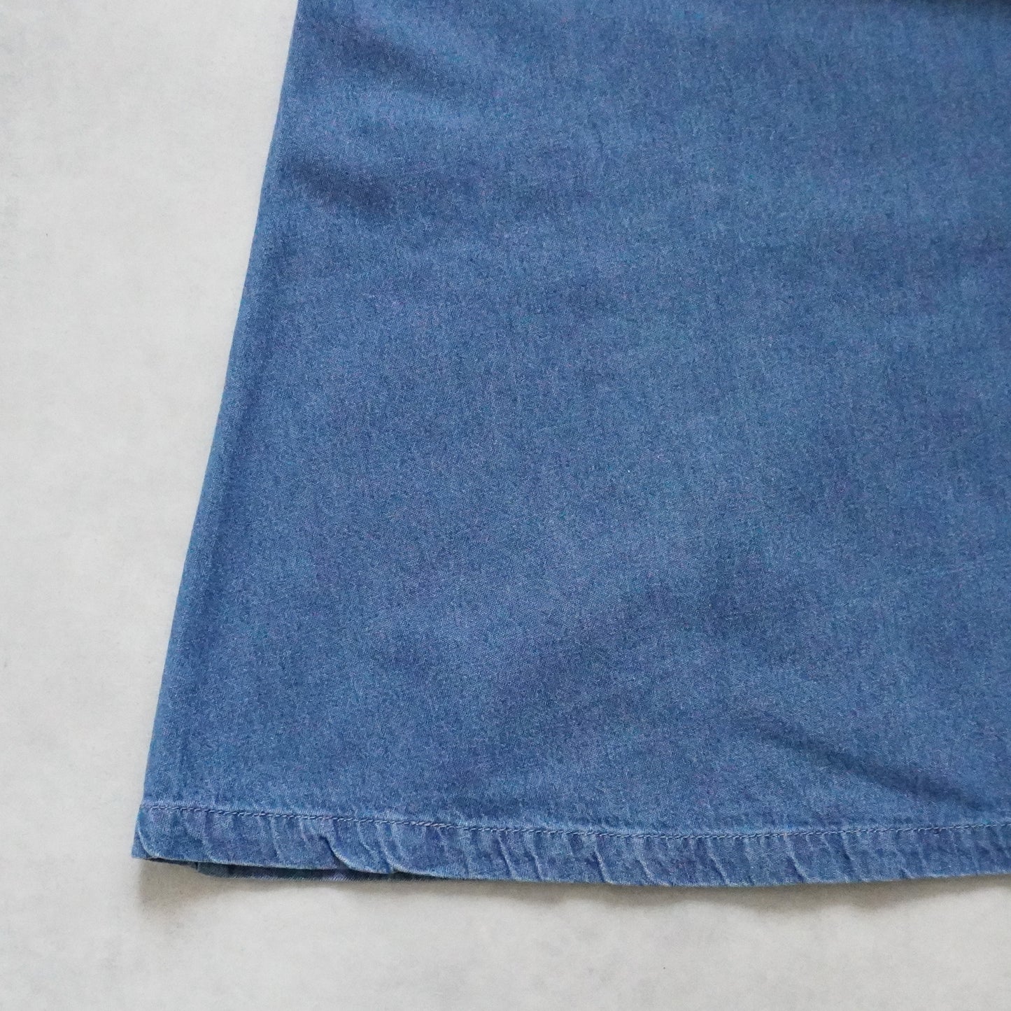 デニムフレアジャンパースカート