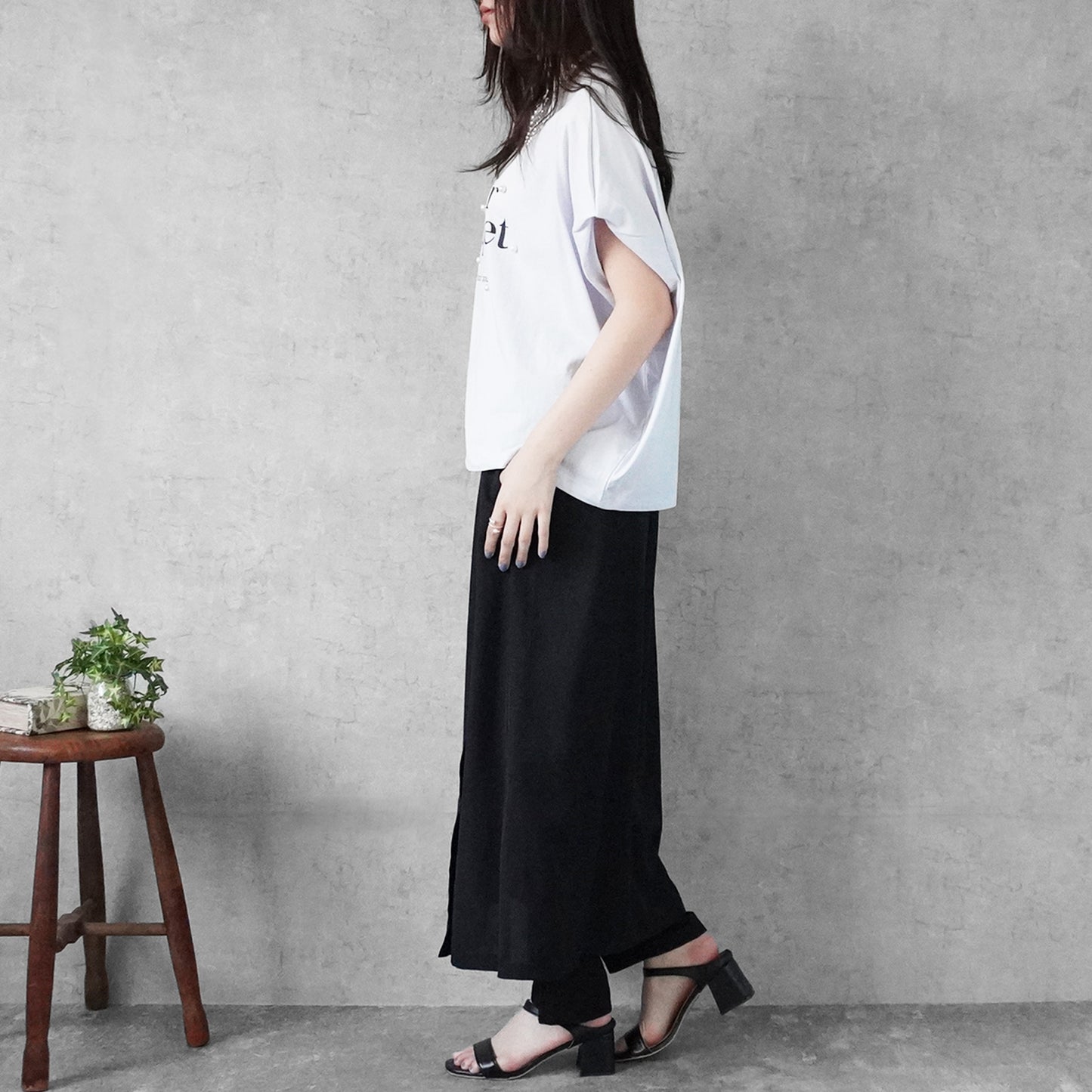 スカートレイヤードパンツ