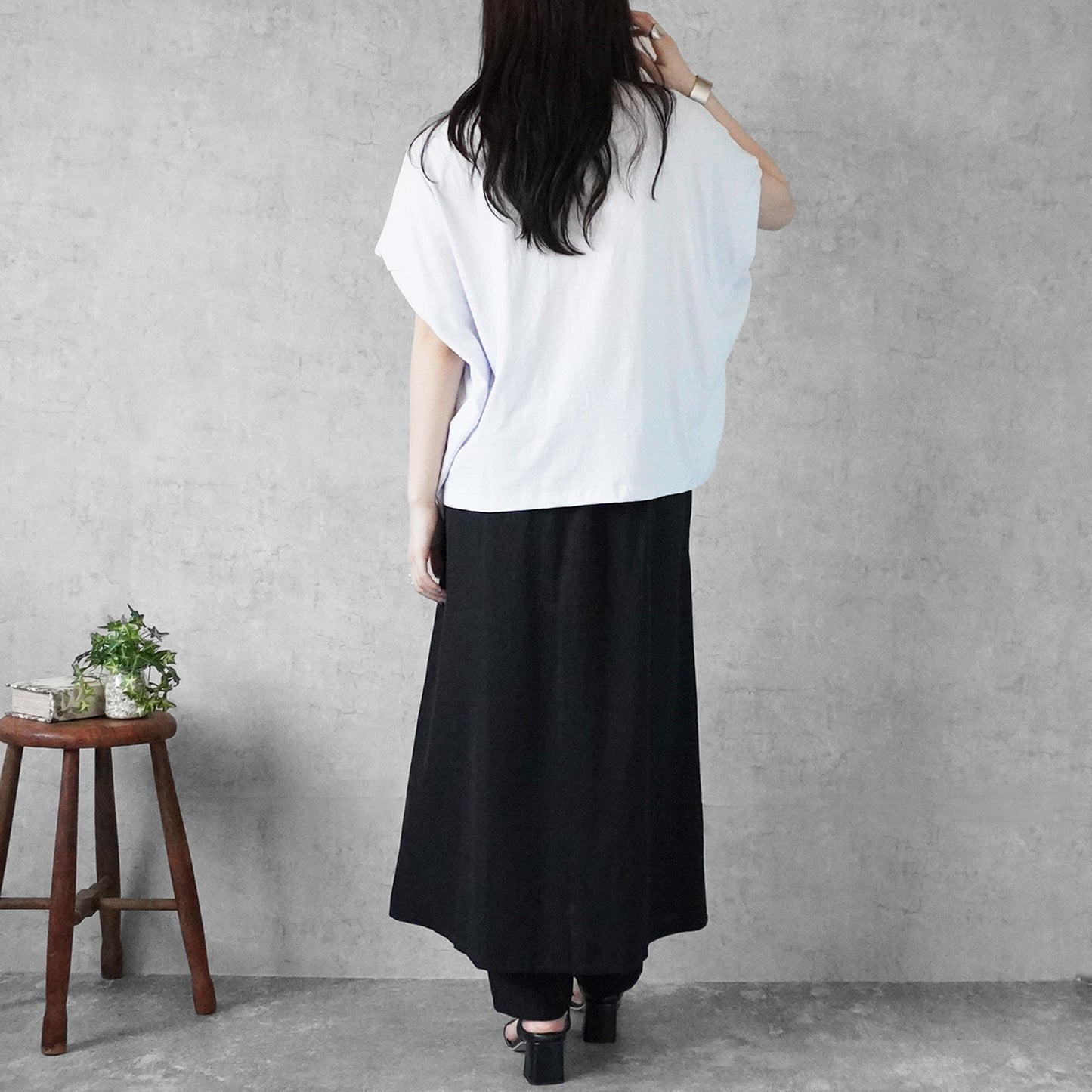 スカートレイヤードパンツ