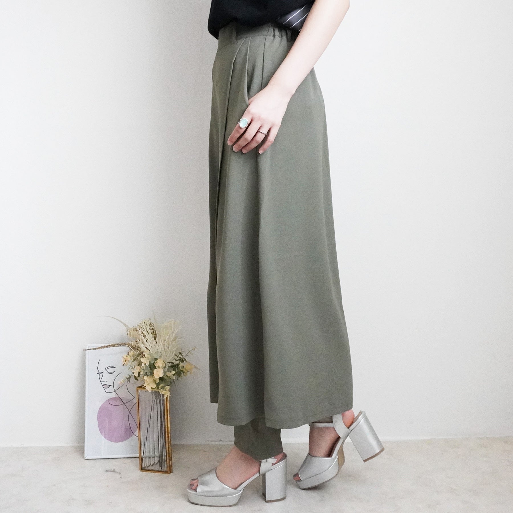 スカートレイヤードパンツ/ セレクトリベリー – SELECT LEVERY