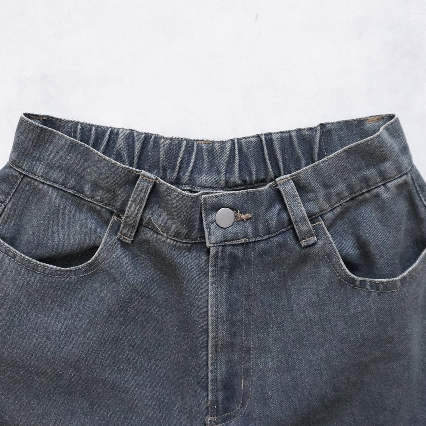 美脚スーパーワイドデニムパンツ