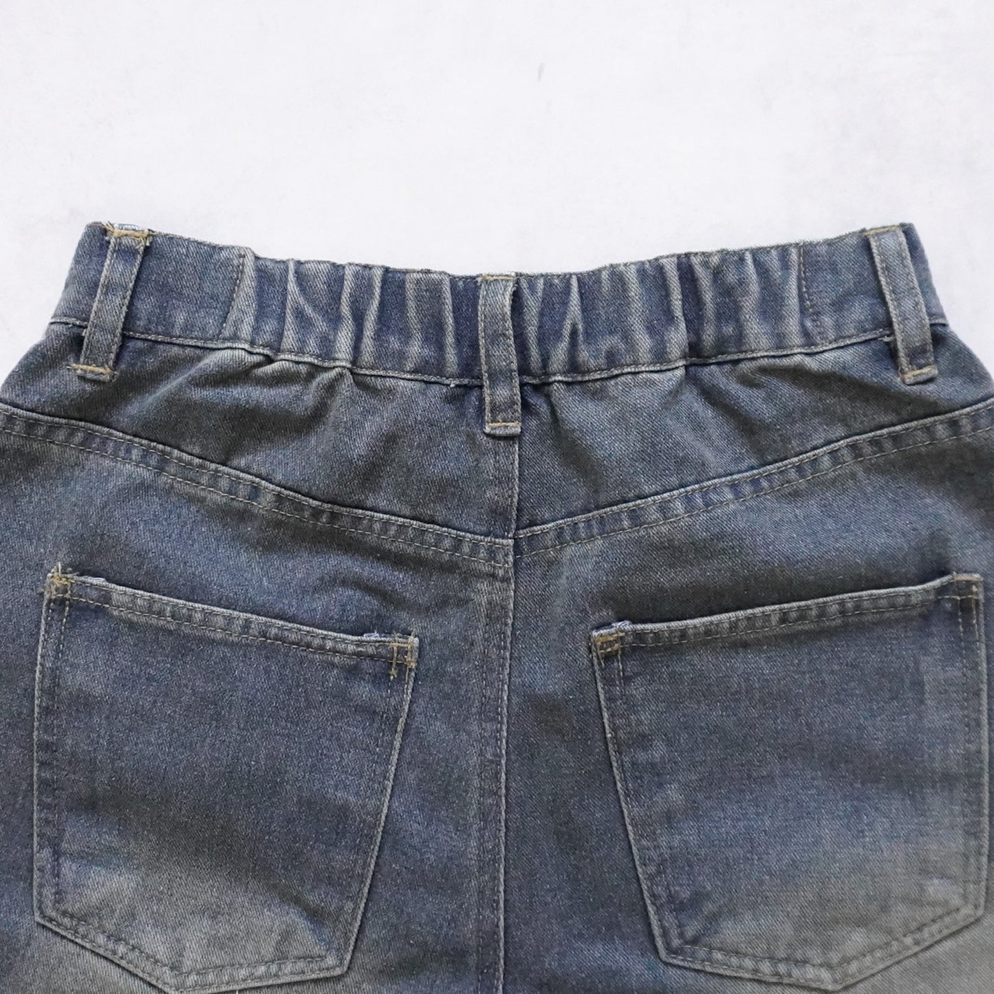 美脚スーパーワイドデニムパンツ