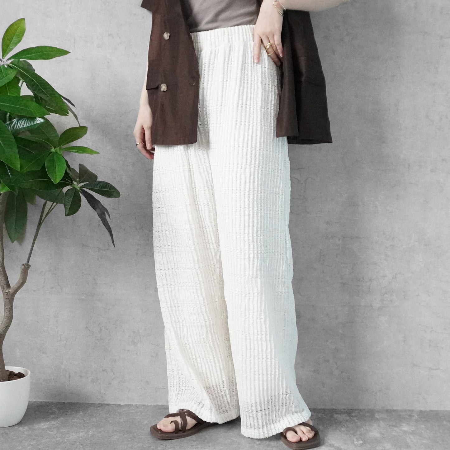 レースイージーパンツ【予約】