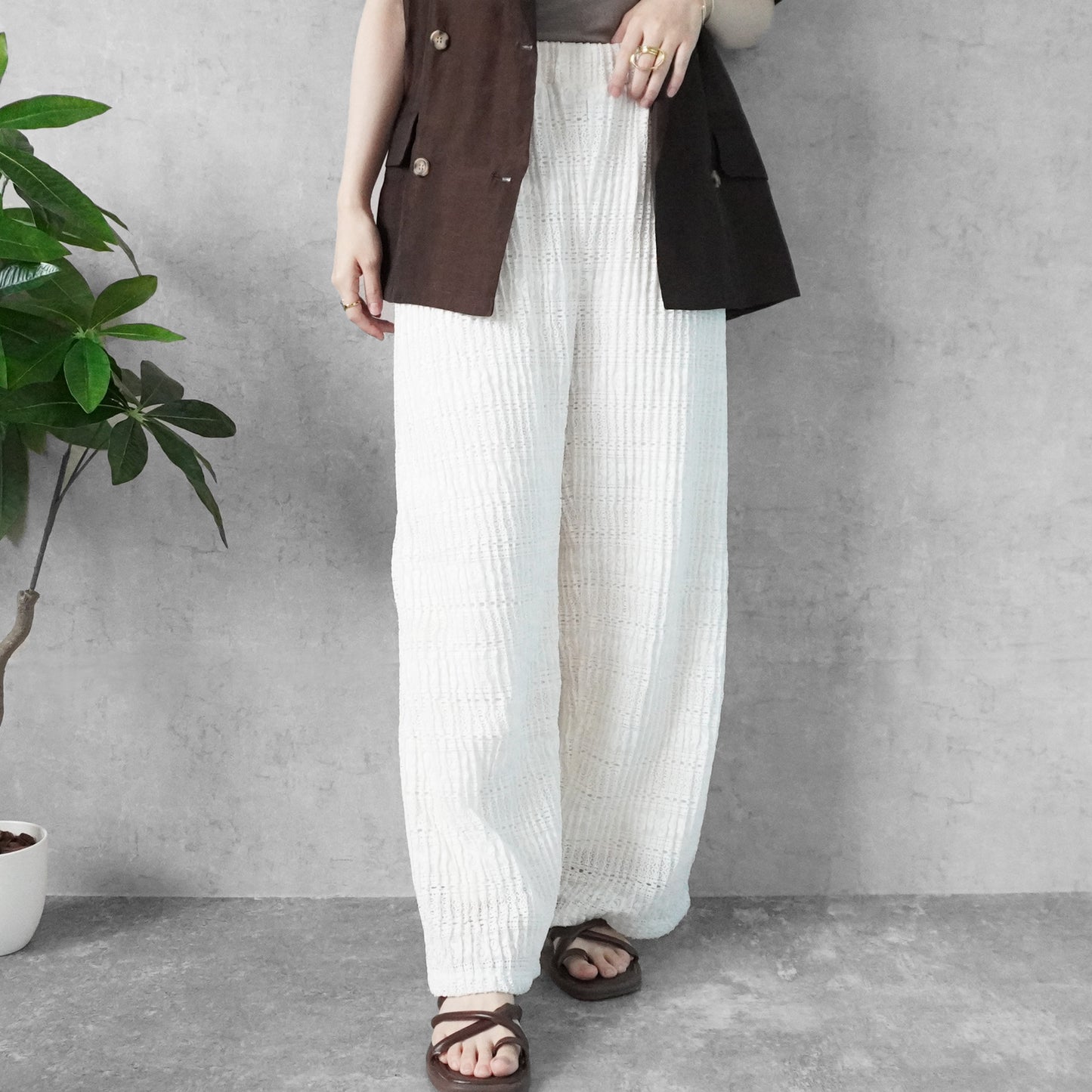 レースイージーパンツ【予約】