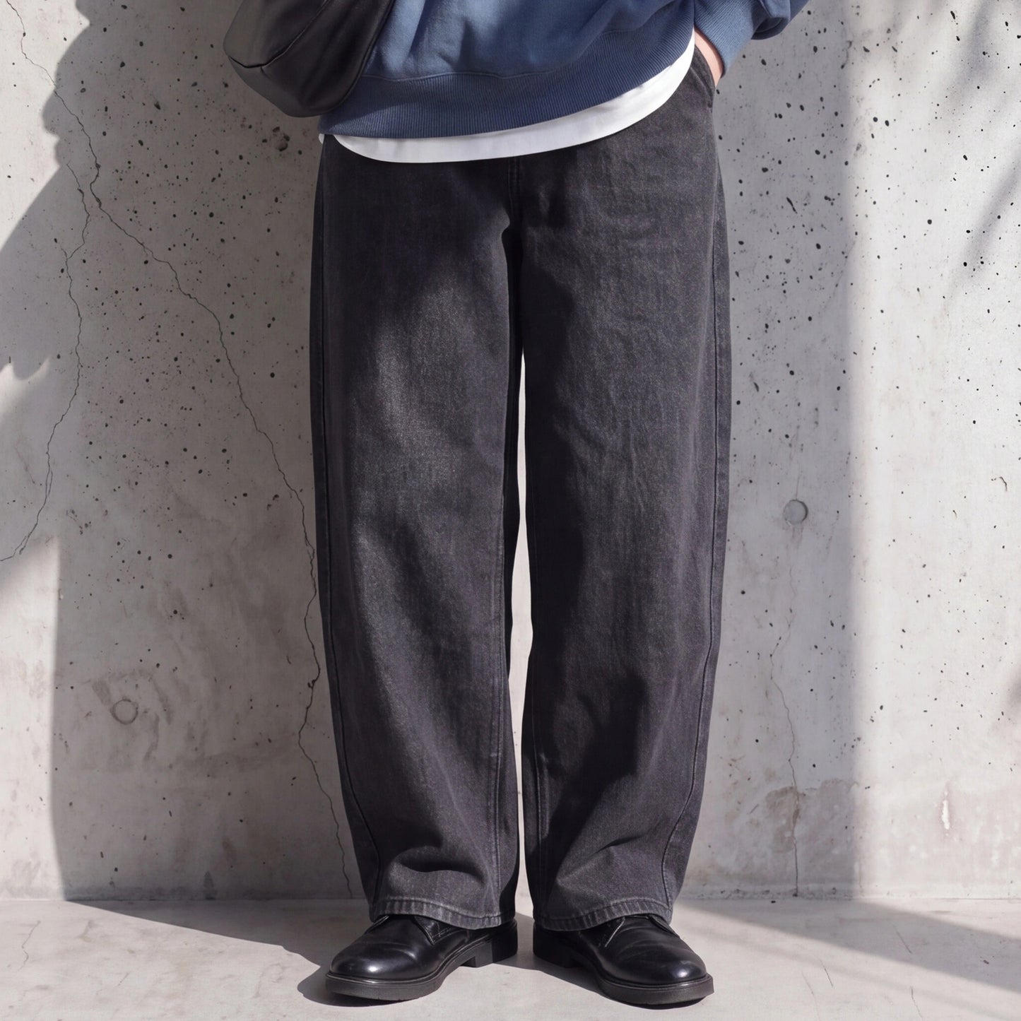 こなれソフトカーブデニムパンツ