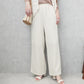 麻タッチワイドパンツ
