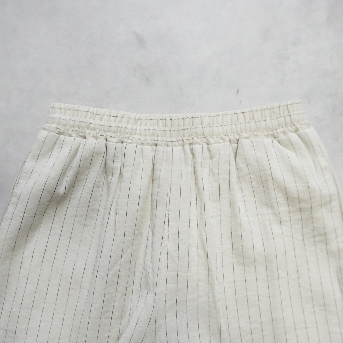 麻タッチワイドパンツ