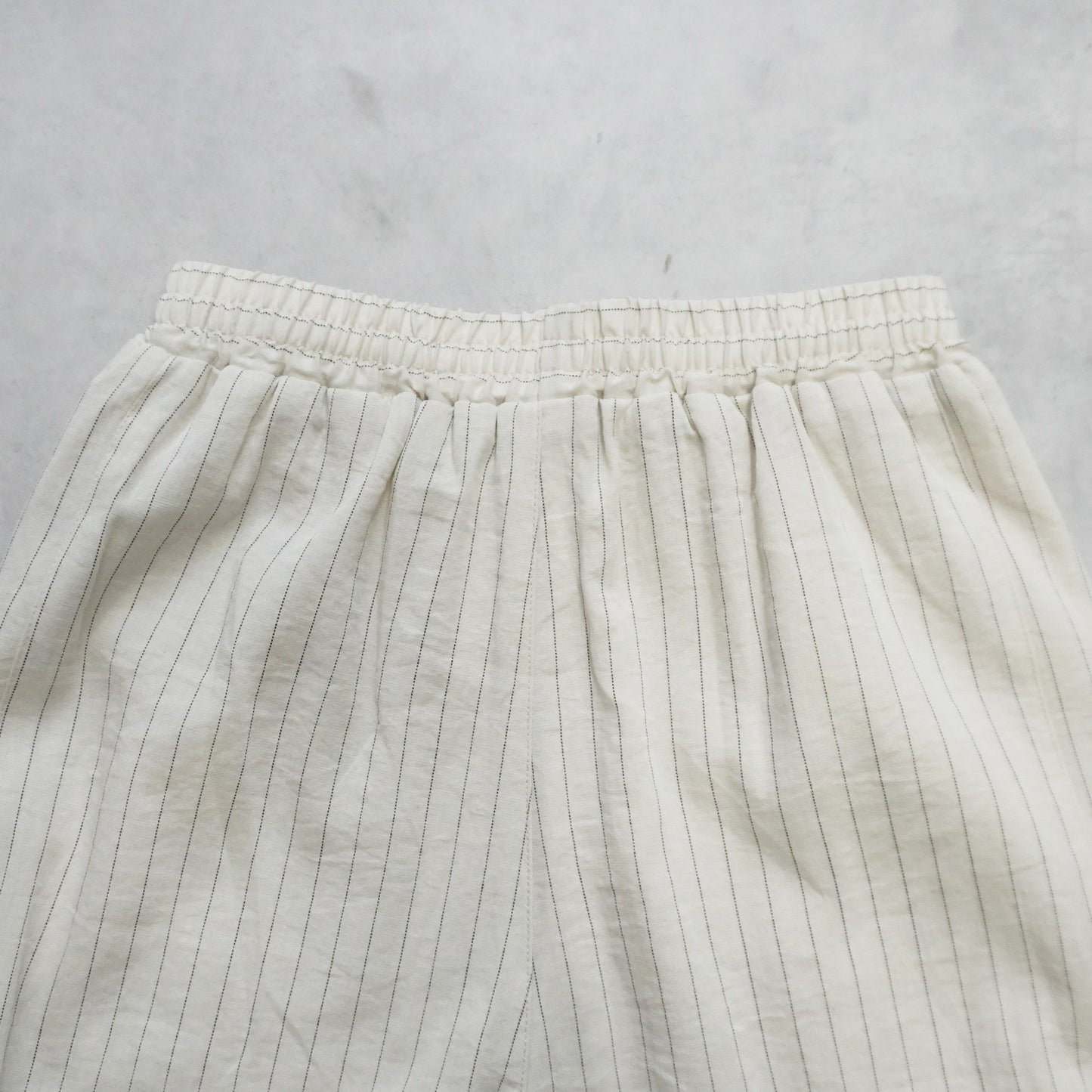 麻タッチワイドパンツ