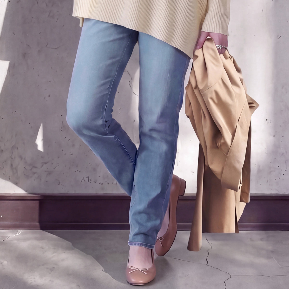 【リニューアル】スタイルアップスキニーパンツ