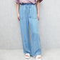 ウエストリブベイカーワイドパンツ