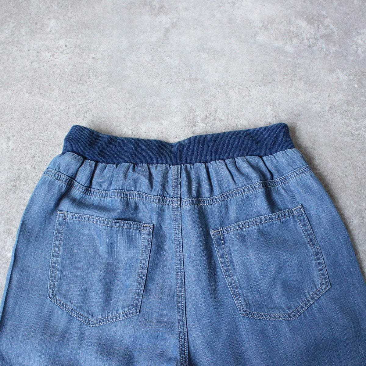 ウエストリブベイカーワイドパンツ