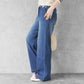 AIRジョグデニムウエストリブワイドパンツ【予約】
