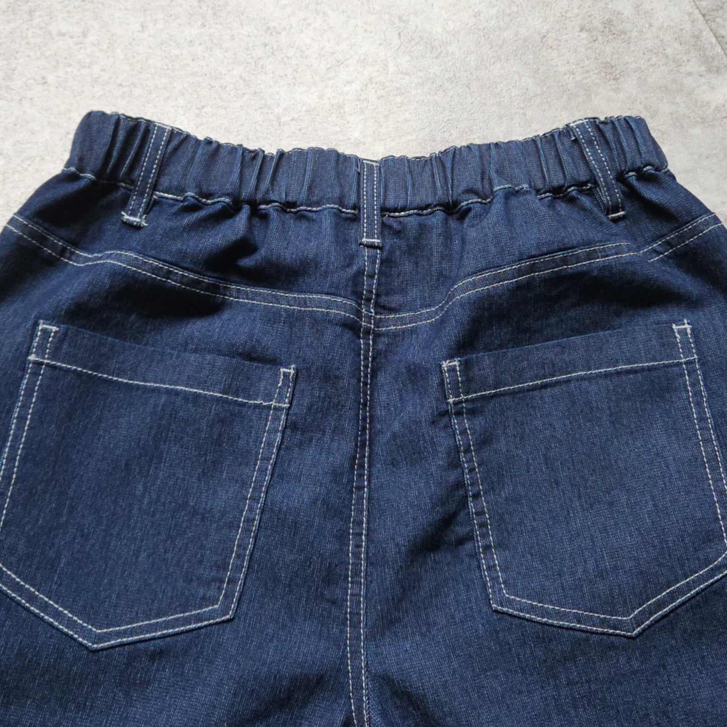 アイスメッシュデニムワイドパンツ