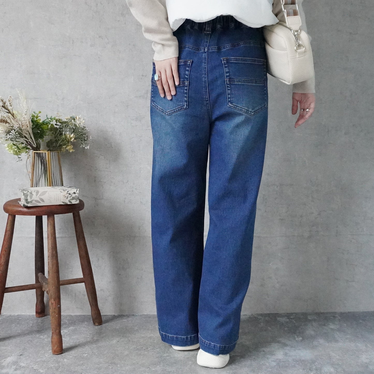 裏起毛ワイドパンツ