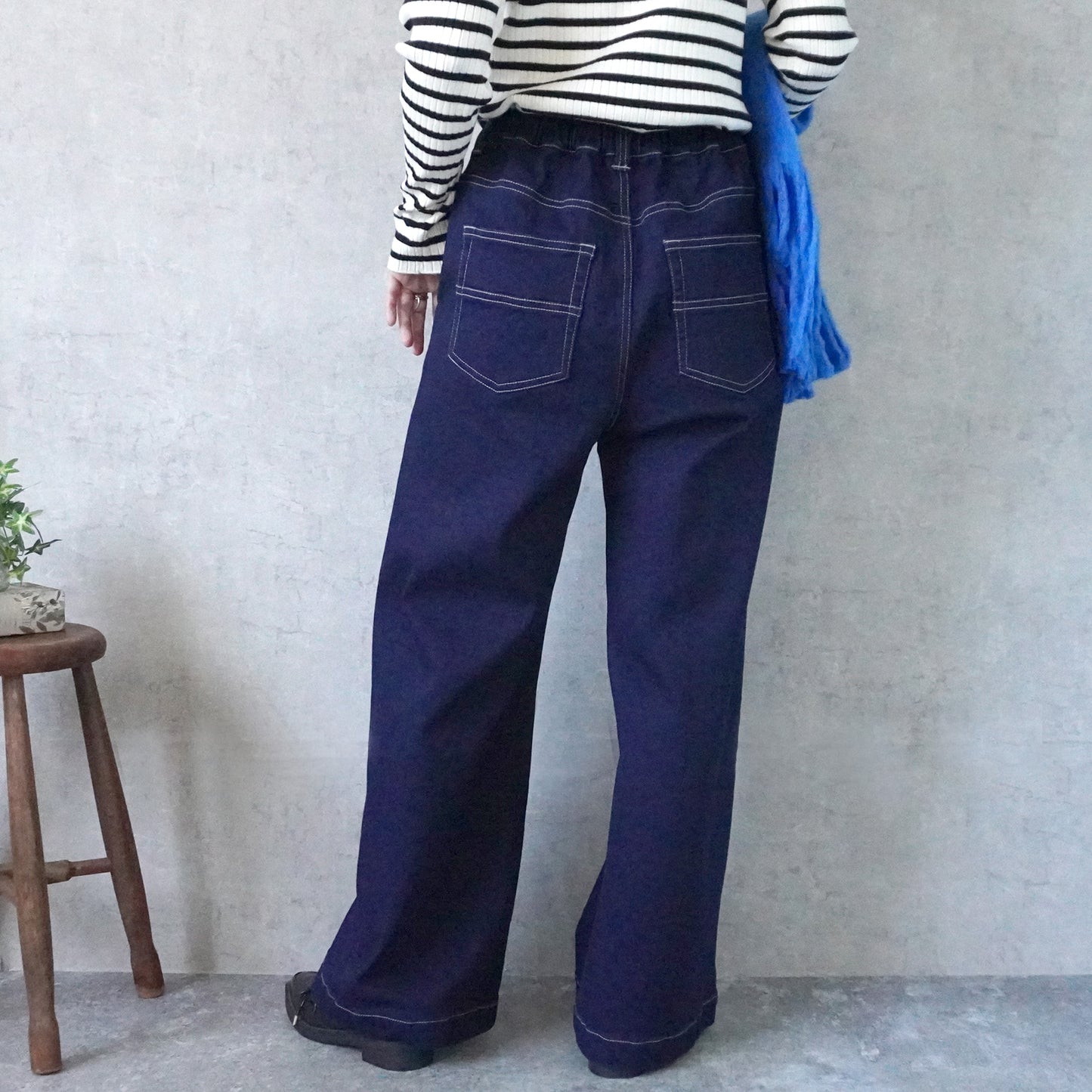 裏起毛ワイドパンツ