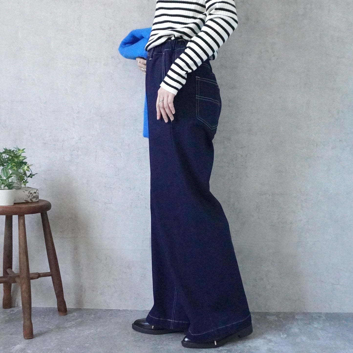 裏起毛ワイドパンツ