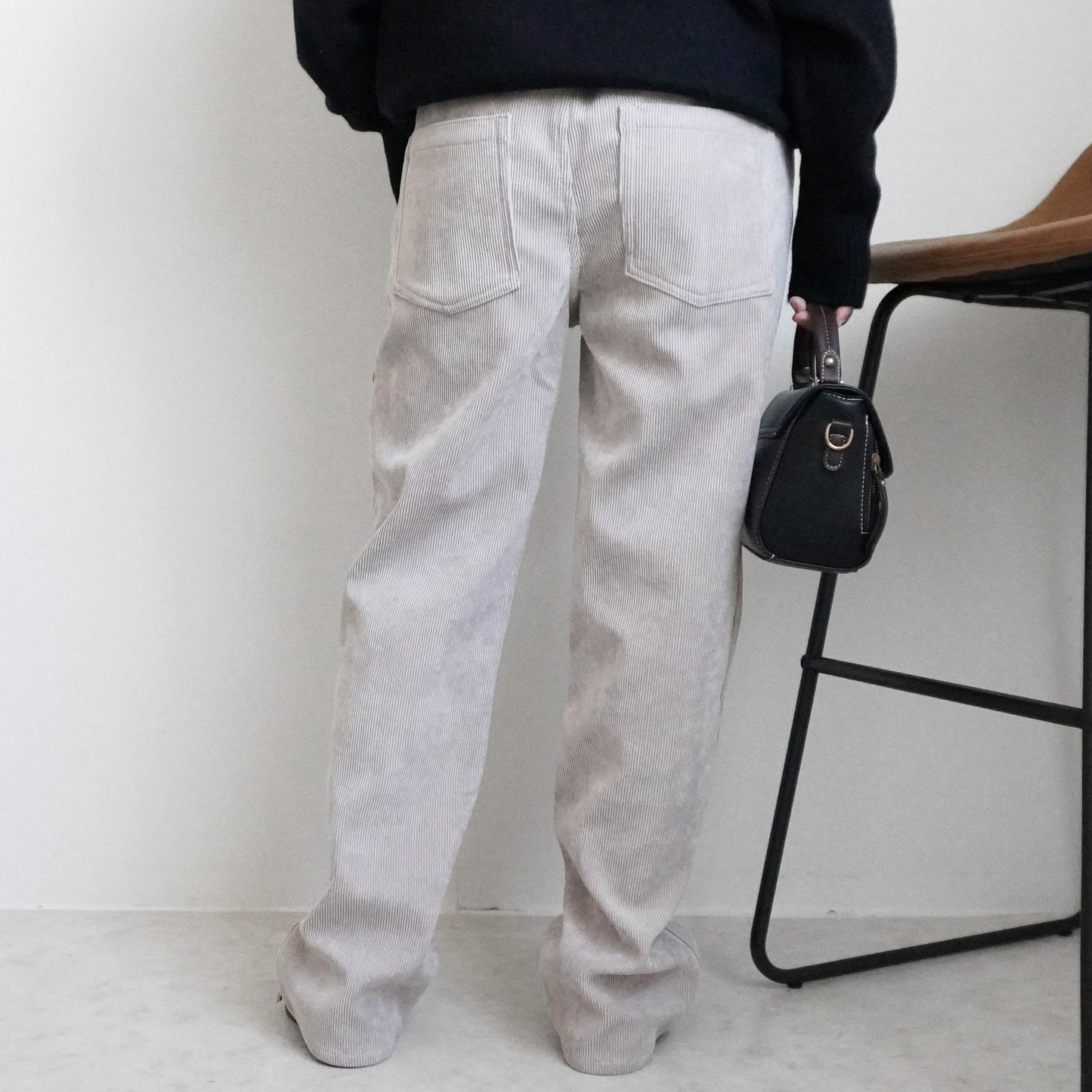 コーデュロイストレートパンツ
