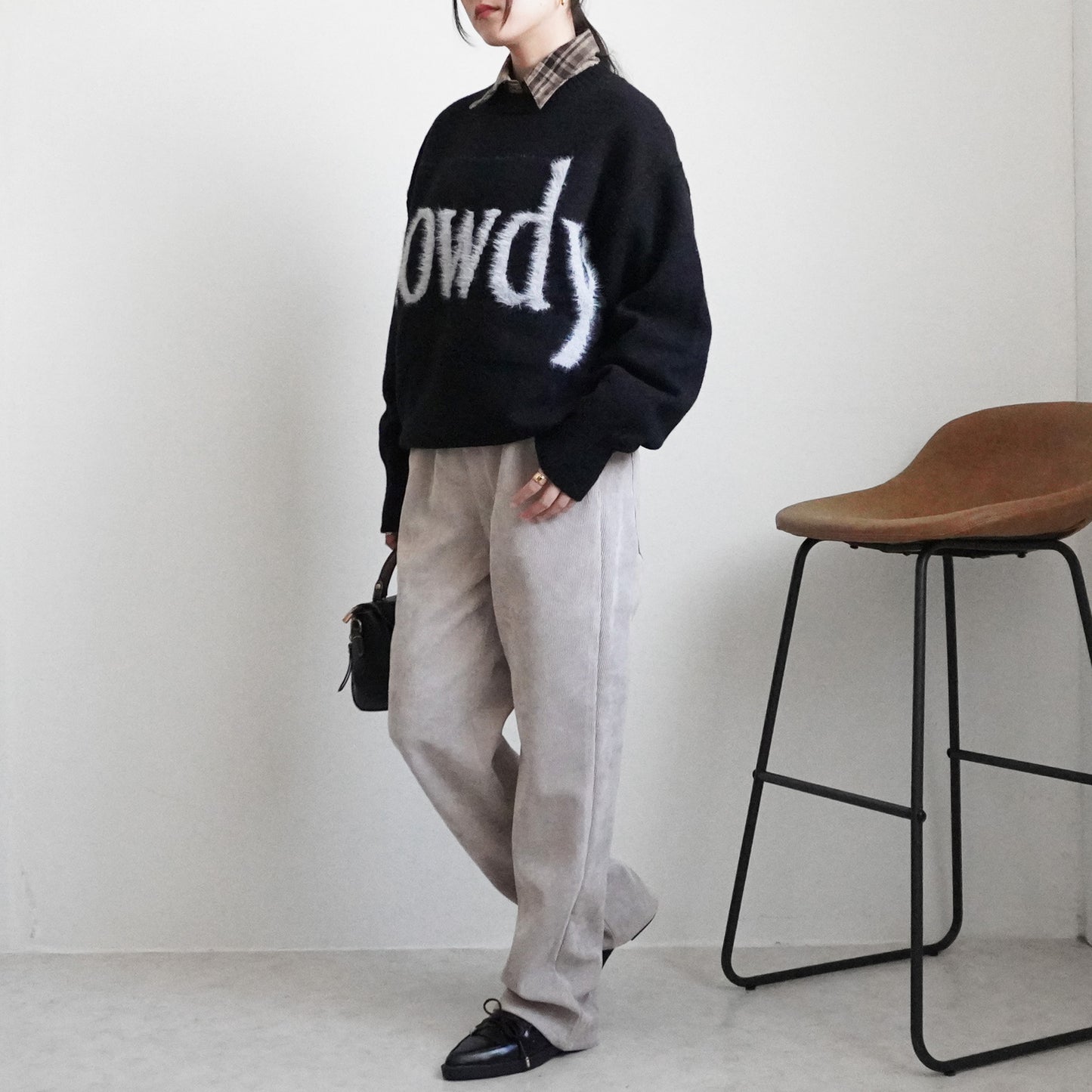 コーデュロイストレートパンツ