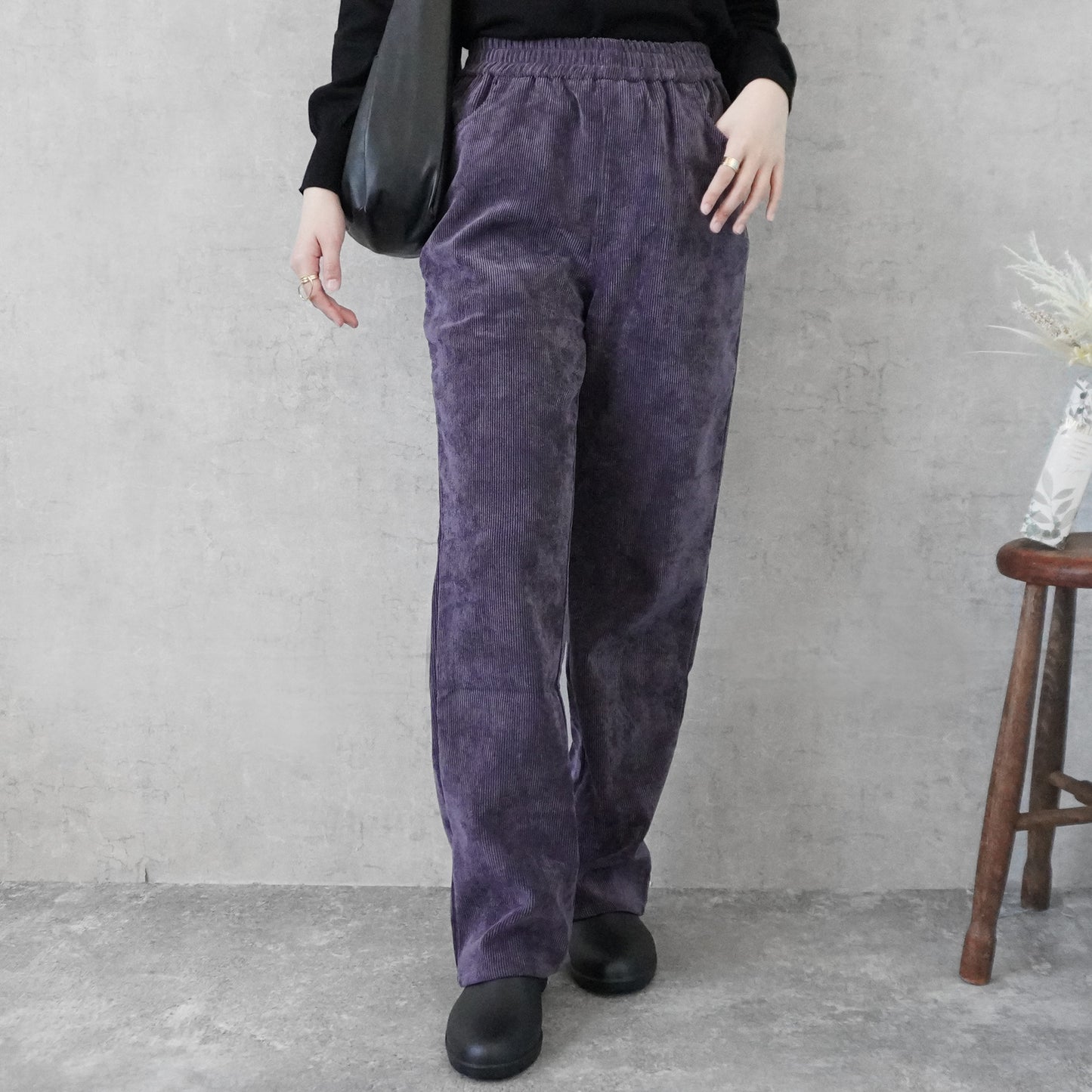コーデュロイストレートパンツ