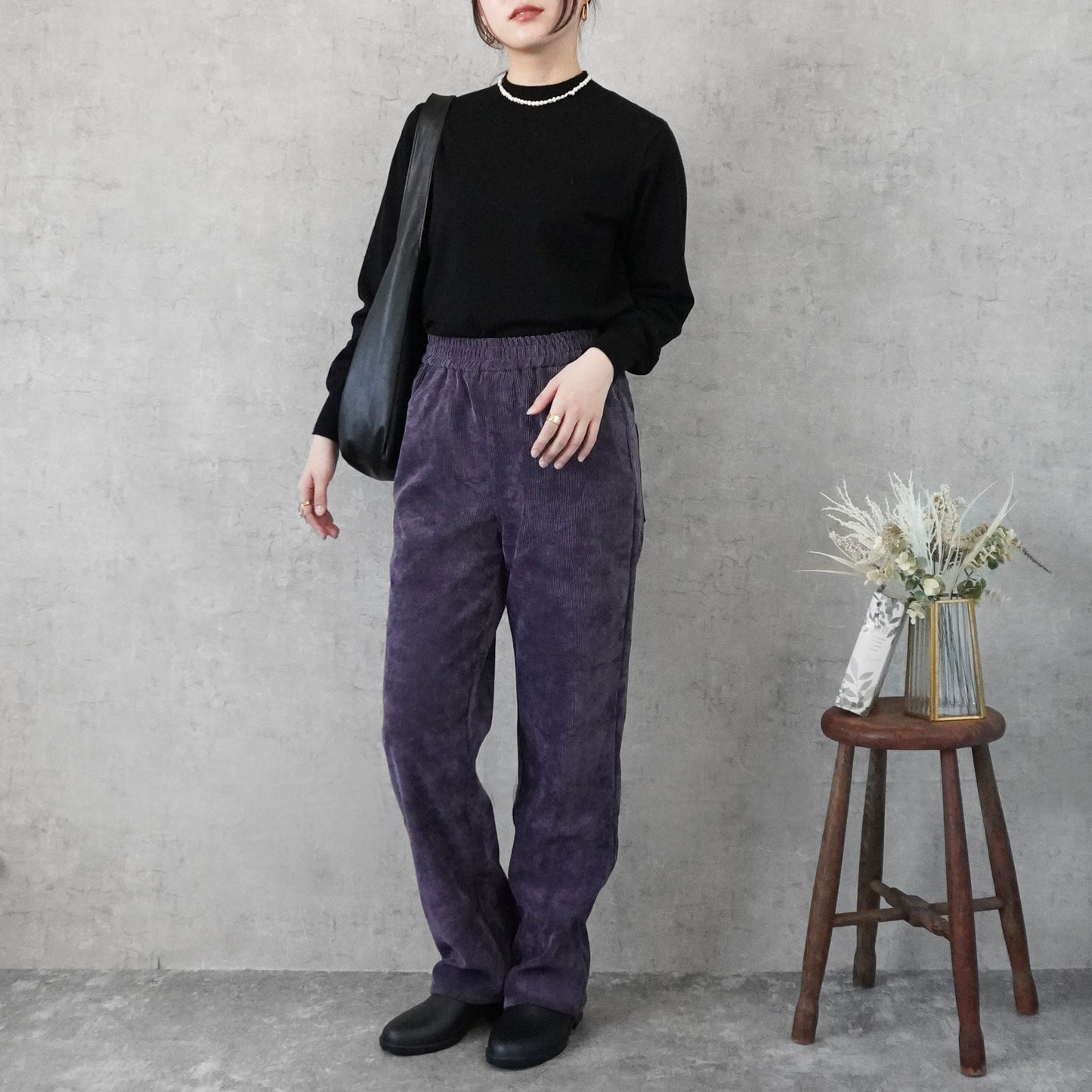 コーデュロイストレートパンツ