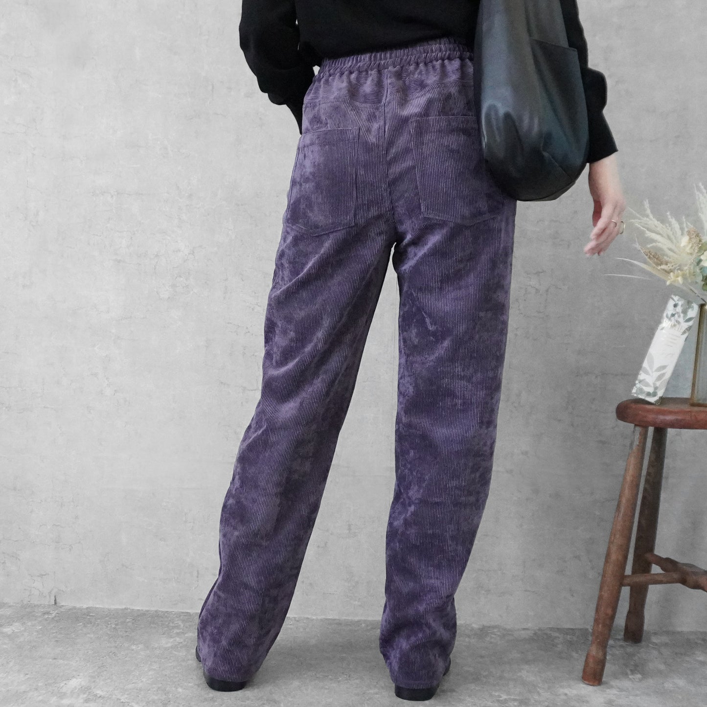 コーデュロイストレートパンツ