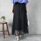 ダブルチュールロングスカート