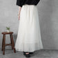 ダブルチュールロングスカート