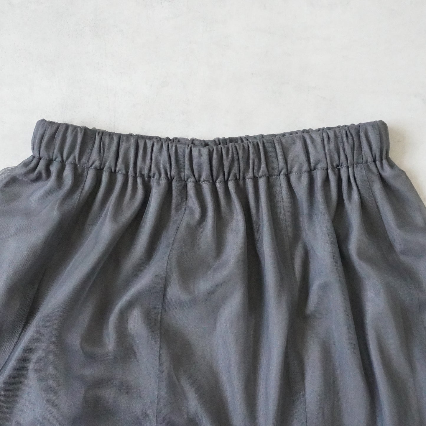 ダブルチュールロングスカート