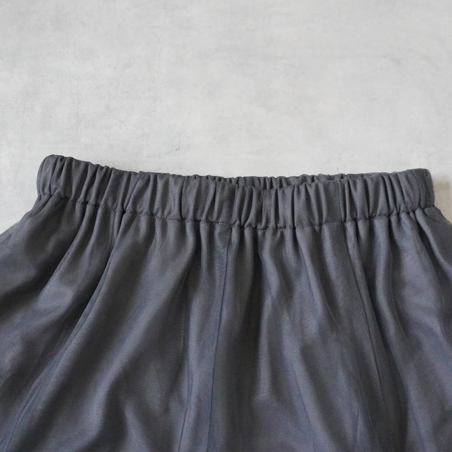 ダブルチュールロングスカート