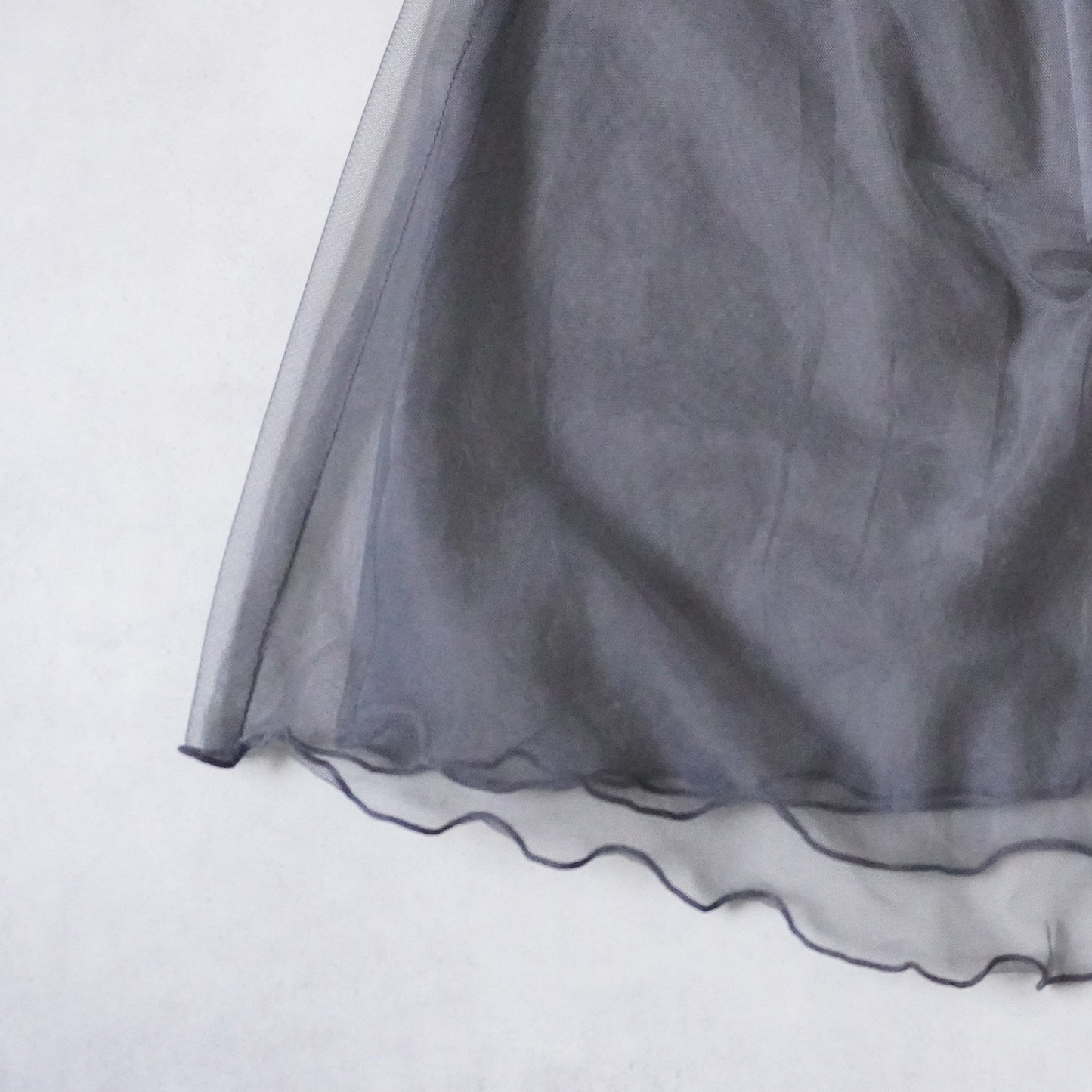 ダブルチュールロングスカート