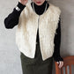 ループ編みフリンジベスト
