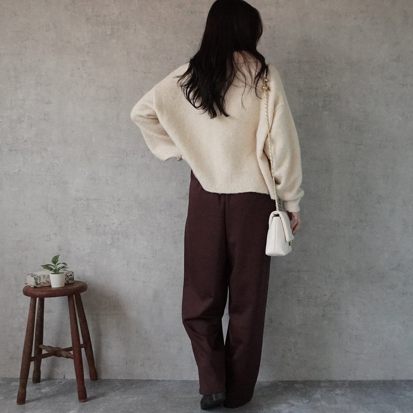 ポンチツータックカーブパンツ