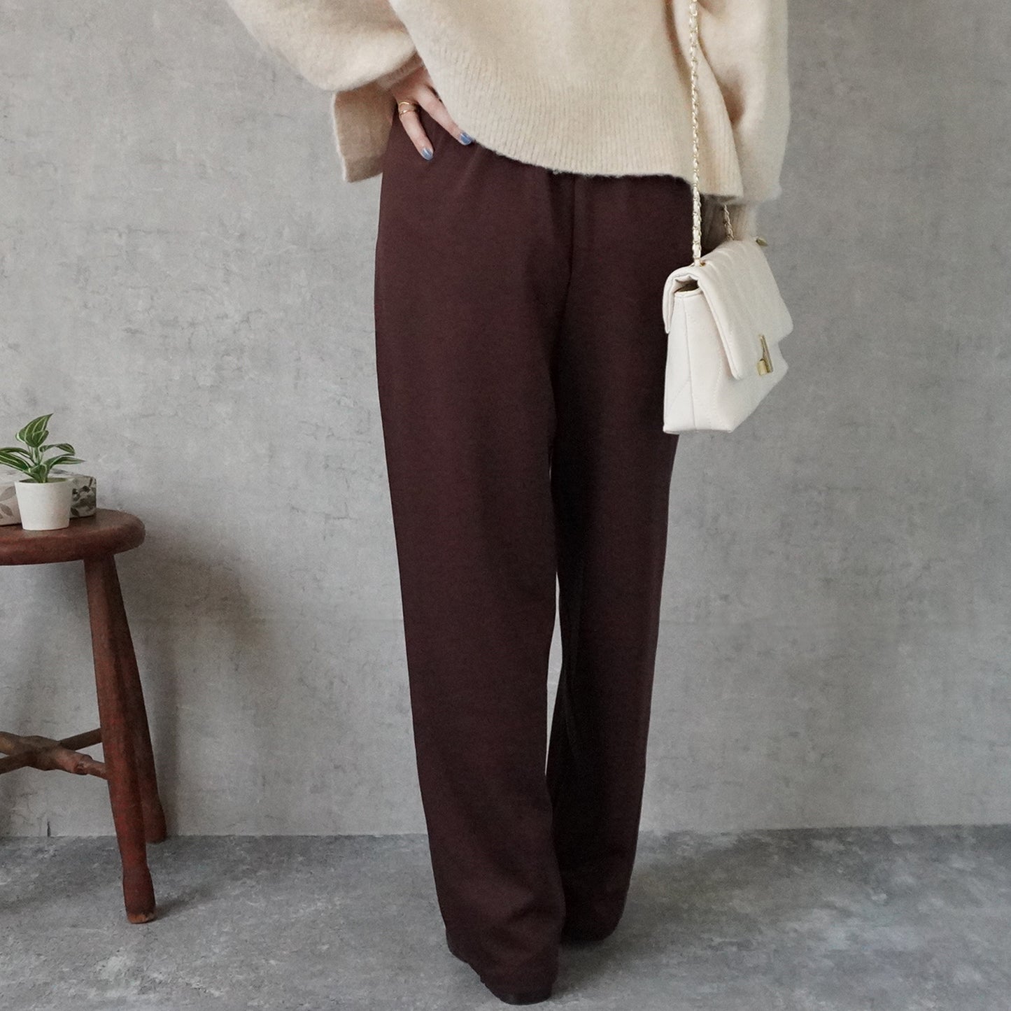 ポンチツータックカーブパンツ