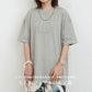 ピグメント刺繡天竺Tシャツ