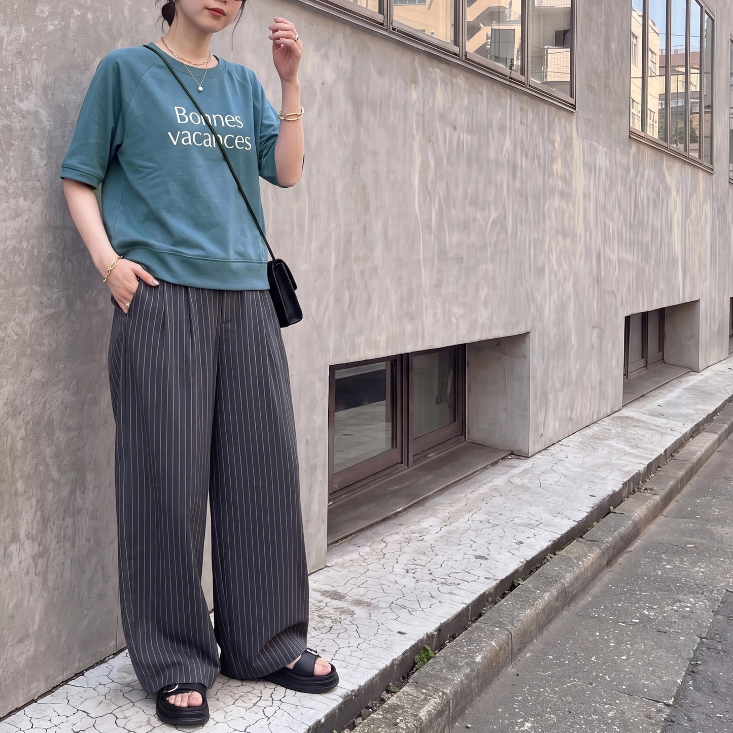 メッシュワイドプルオーバー