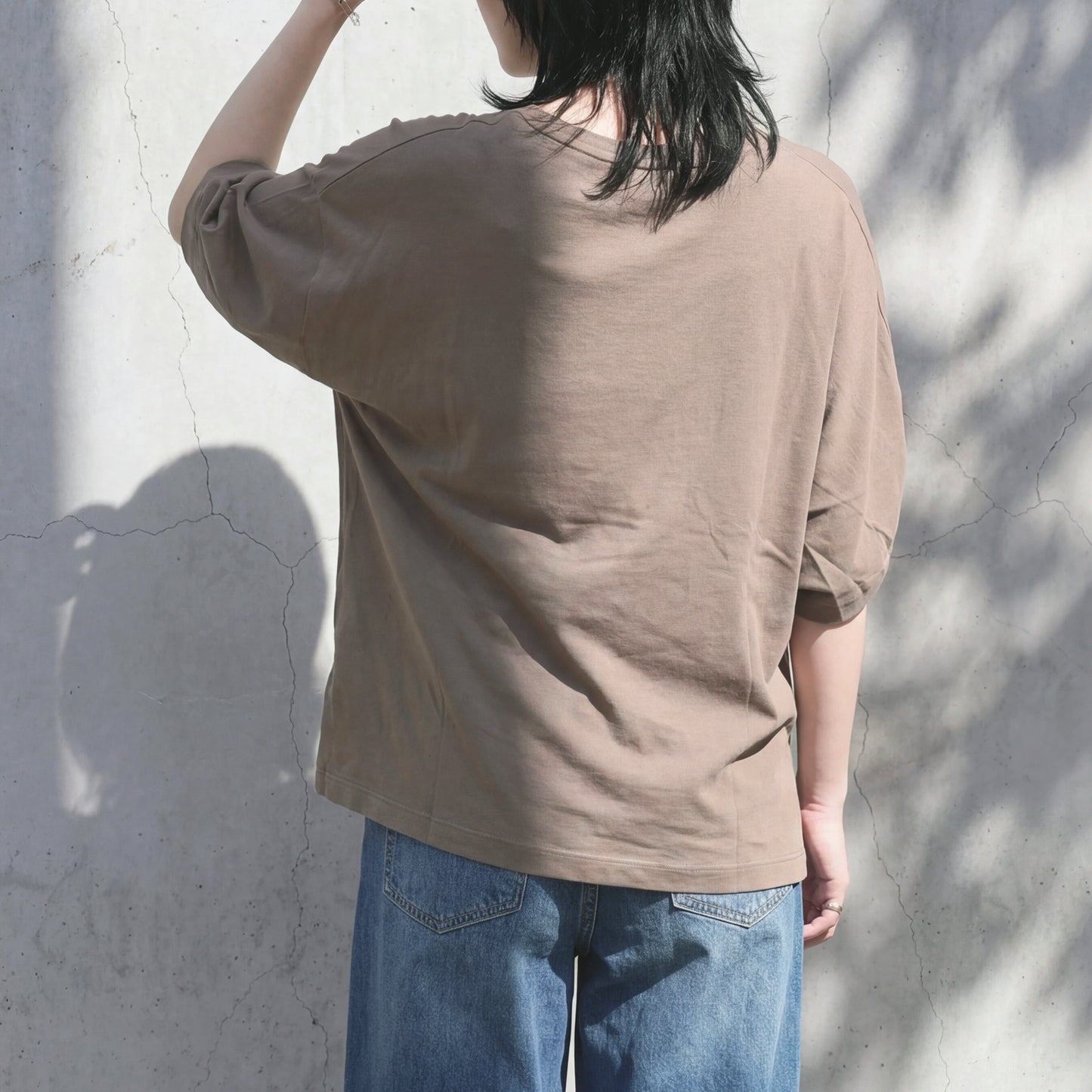接触冷感ナイロン前開きドルマントップス