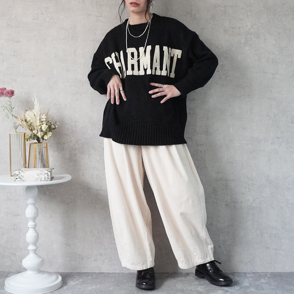 コーデュロイサーカスパンツ