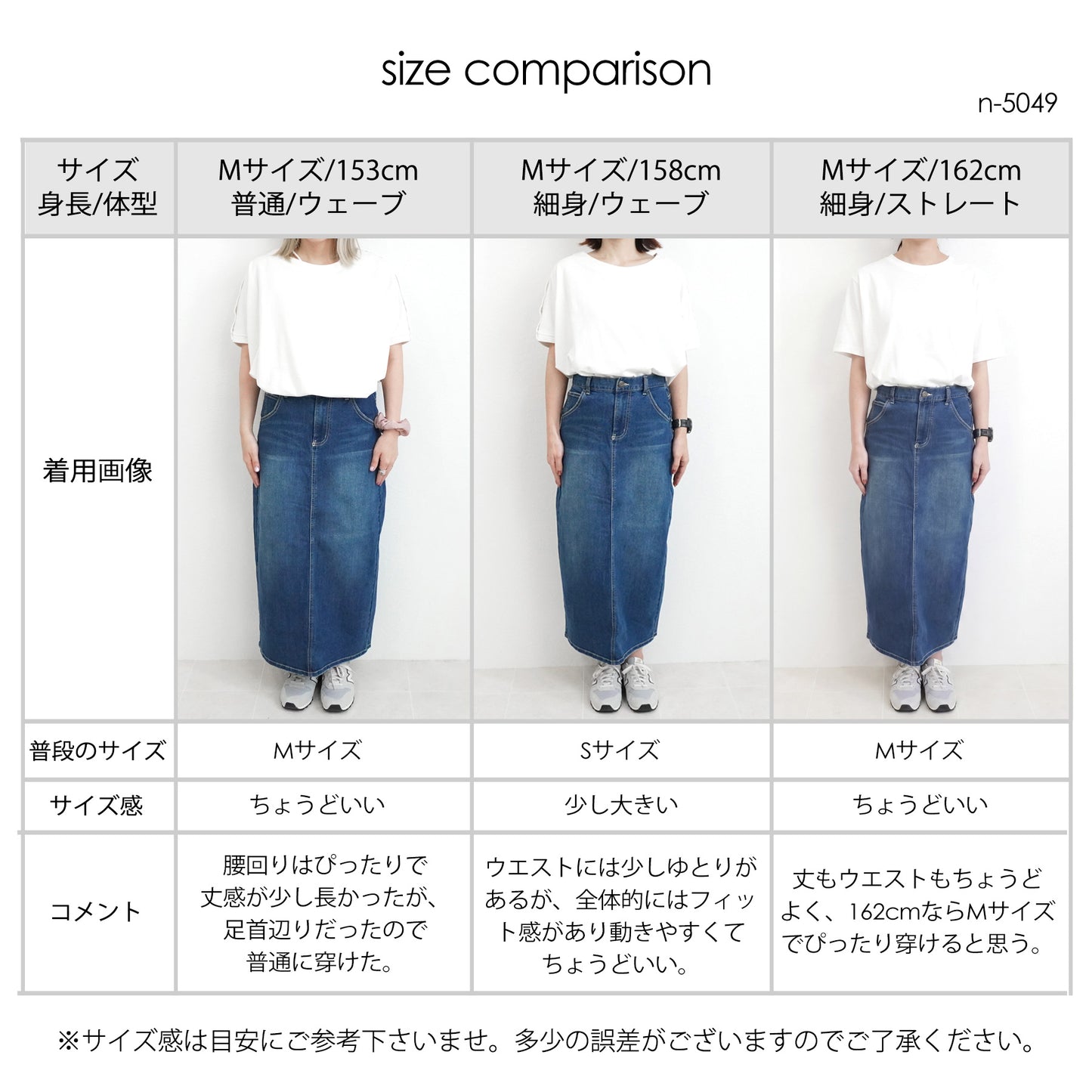 リサイクルデニムロングスカート【一部予約】