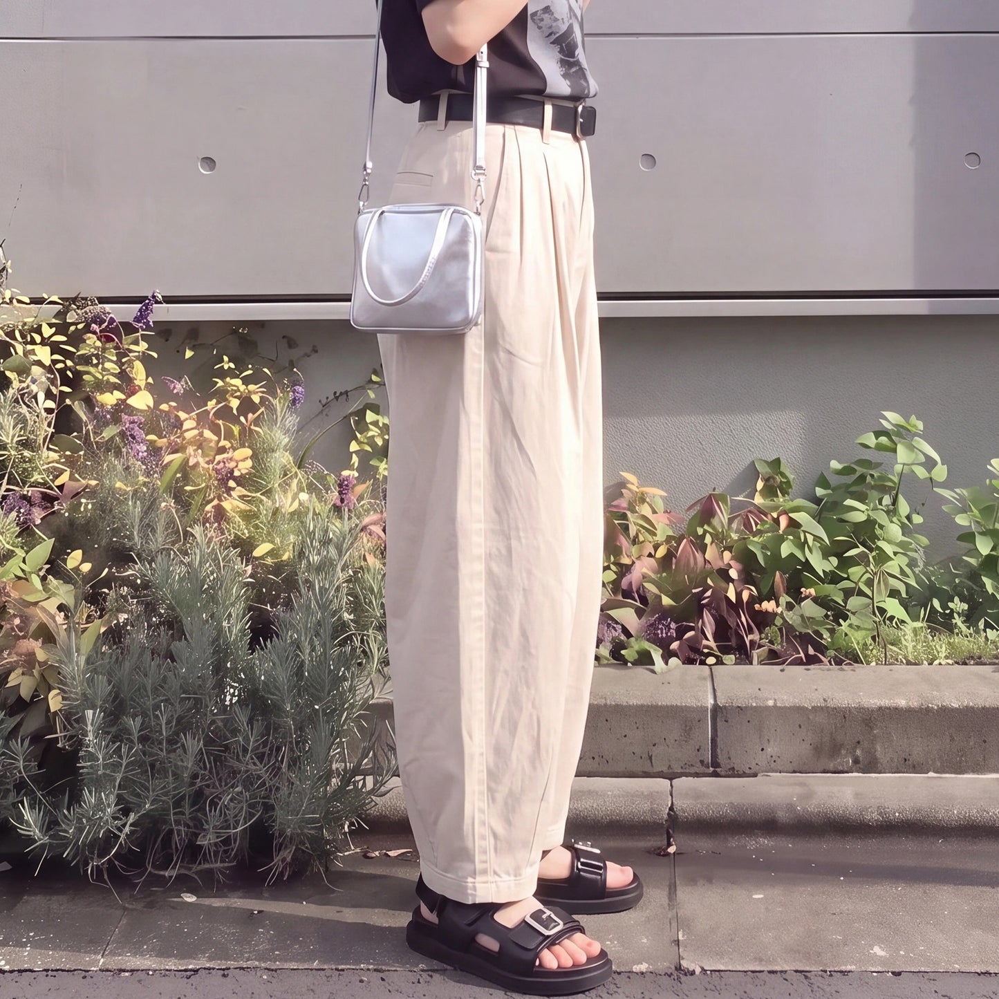 綿麻サーカスパンツ