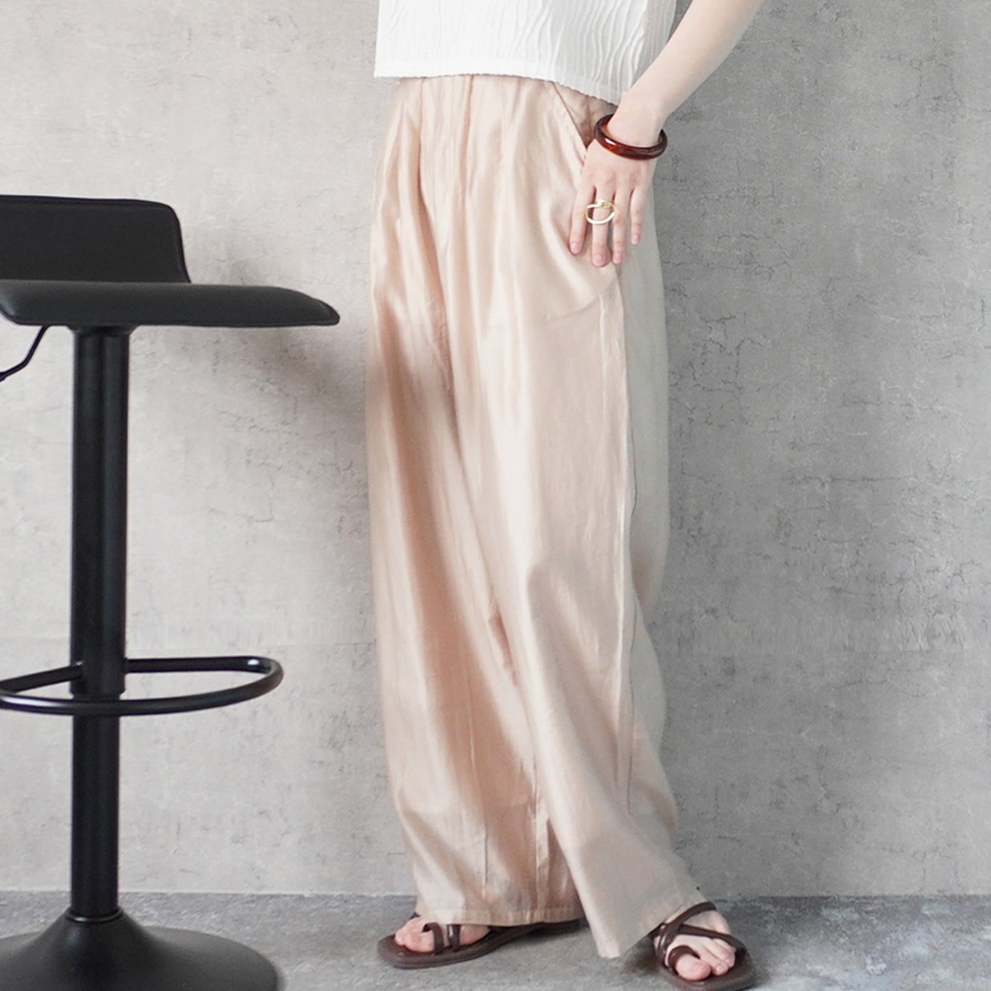 シアーカーブパンツ