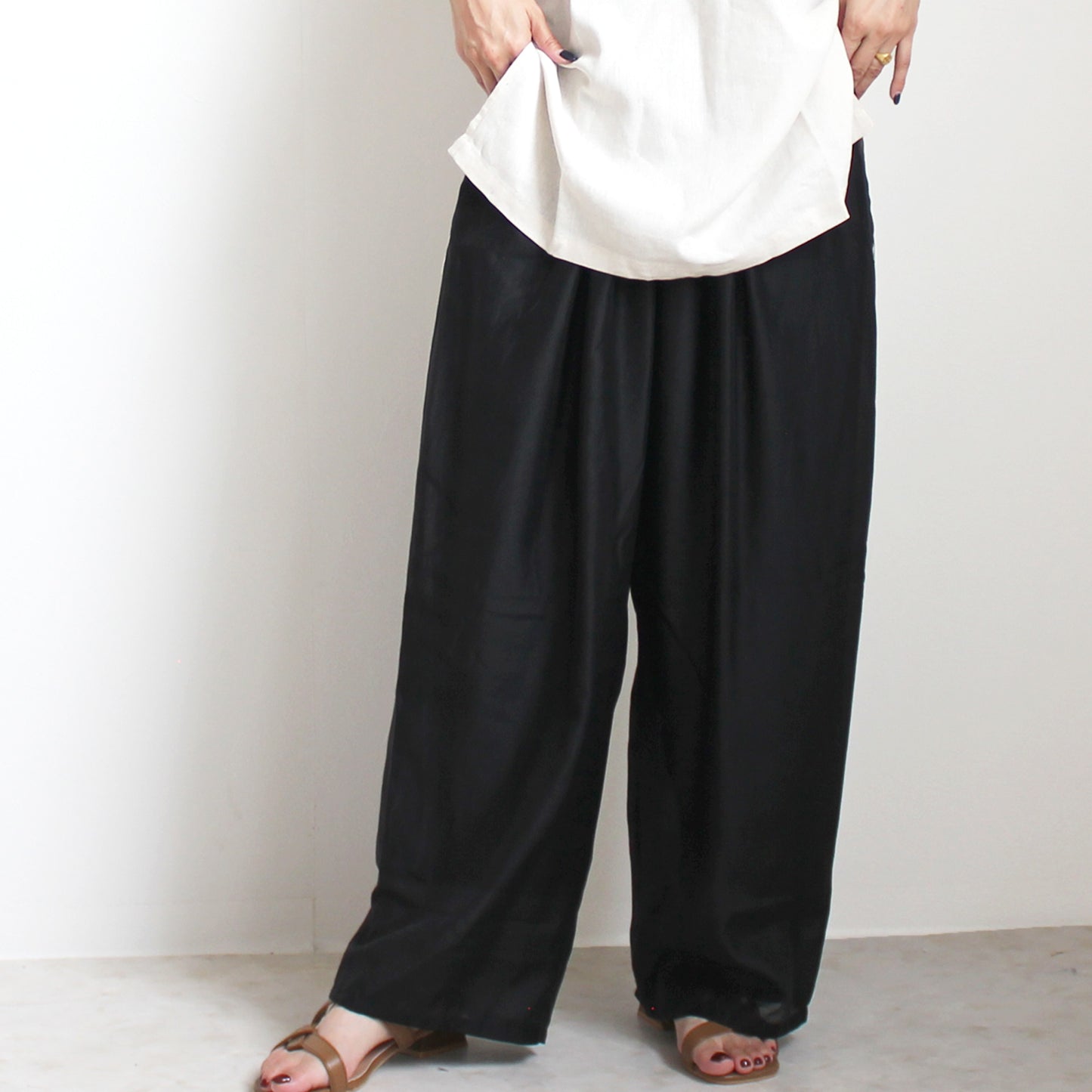 シアーカーブパンツ