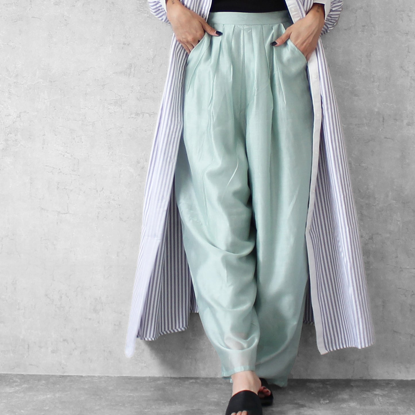 シアーカーブパンツ