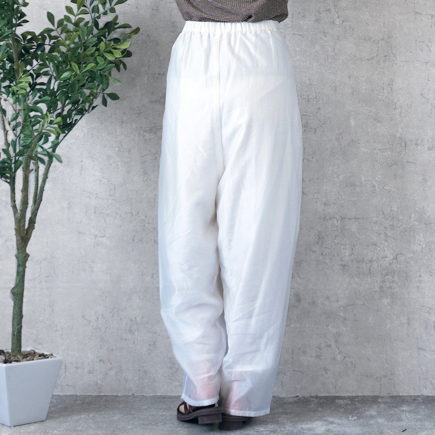 シアーカーブパンツ