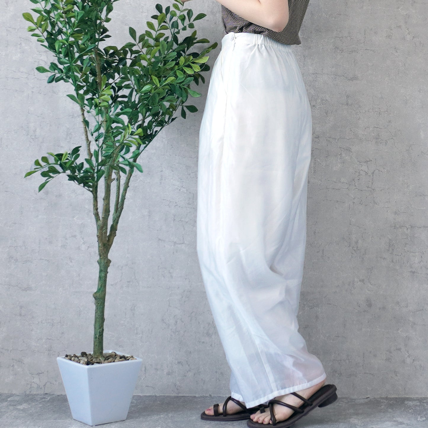 シアーカーブパンツ