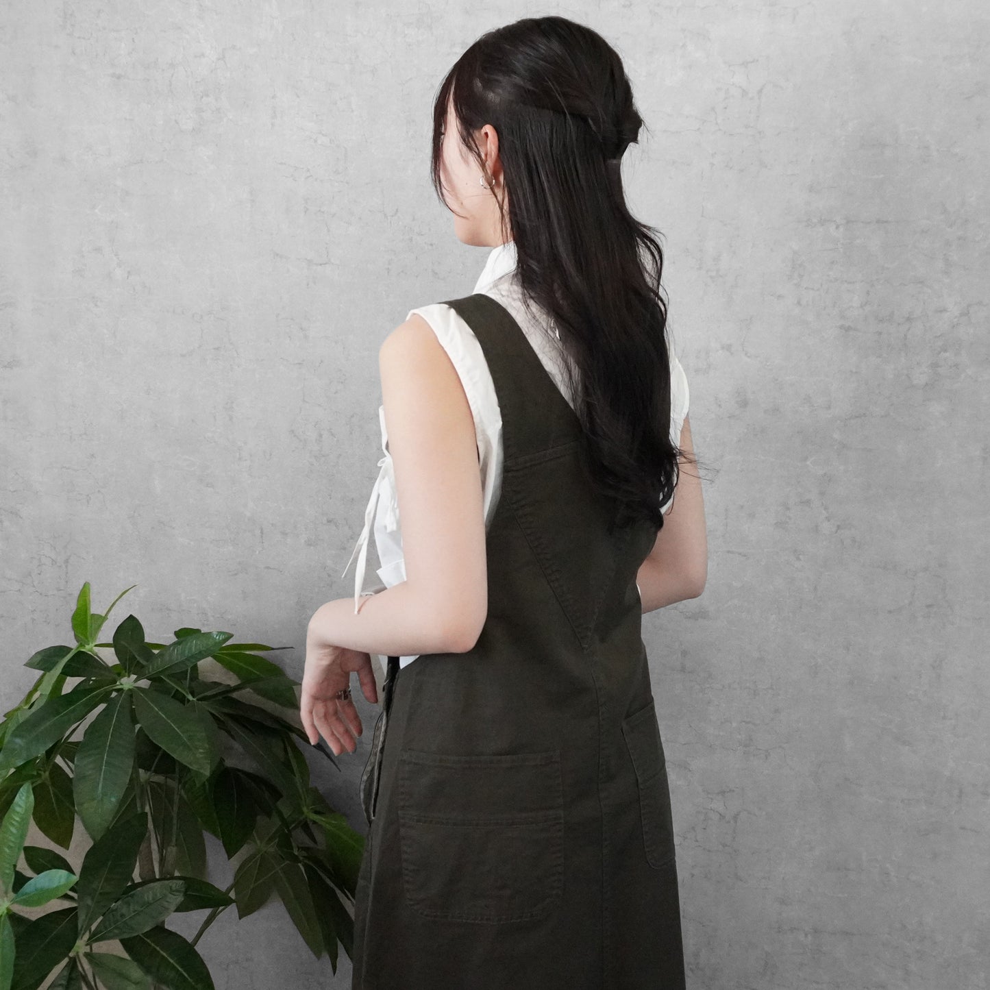 チノサロペットスカート