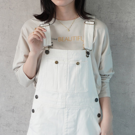 デニムサロペットスカート